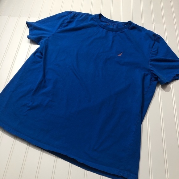 Nautica crewneck blue T-shirt, size large - Picture 2 of 5